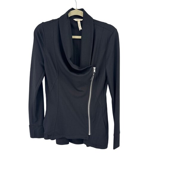 MATILDA JANE Just Imagine Laia Ponte knit Zippered Jacket Black Sz Medium womens - Picture 2 of 5